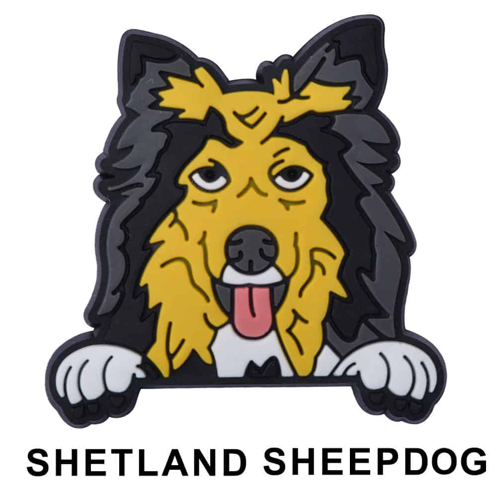 Shetland sheep dog Dog P12713 Shoe Charm