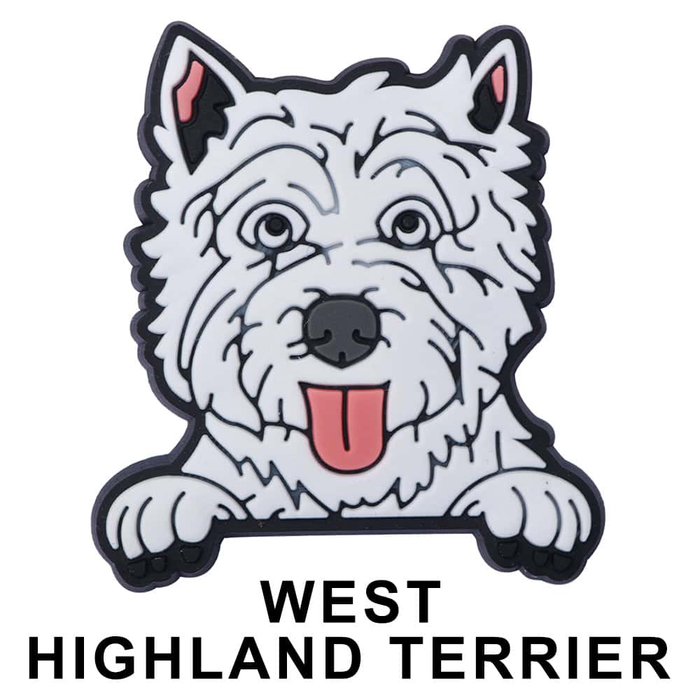 West Highland Terrier Dog P12718 Shoe Charm