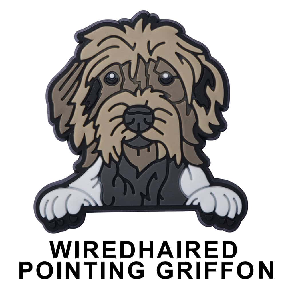 Wired Haired Pointing Griffon Dog P12721 Shoe Charm