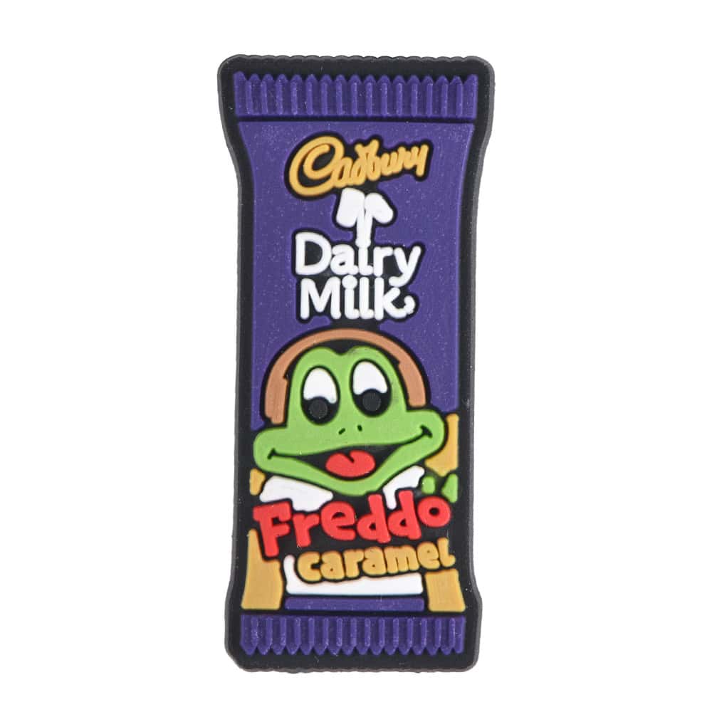 Cadburys Fredo Caramel British food, Chocolate P13403 Shoe Charm
