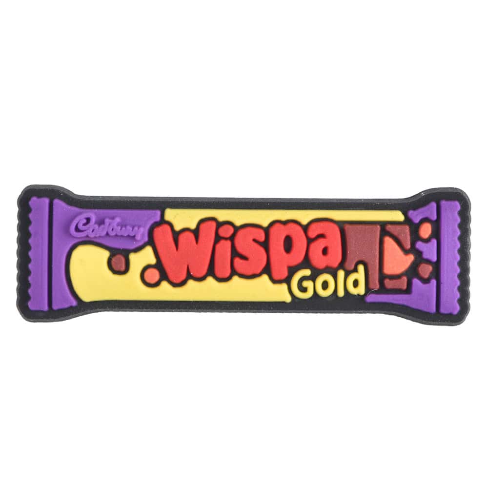 Cadbury Wispa Gold British food, Chocolate  P13405 Shoe Charm