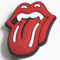 Rolling Stones tongue out logo P2214 Shoe Charm