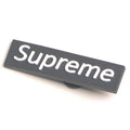 SUPREME bar sign white on black P2218 Shoe Charm