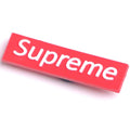 SUPREME bar sign white on red P2219 Shoe Charm