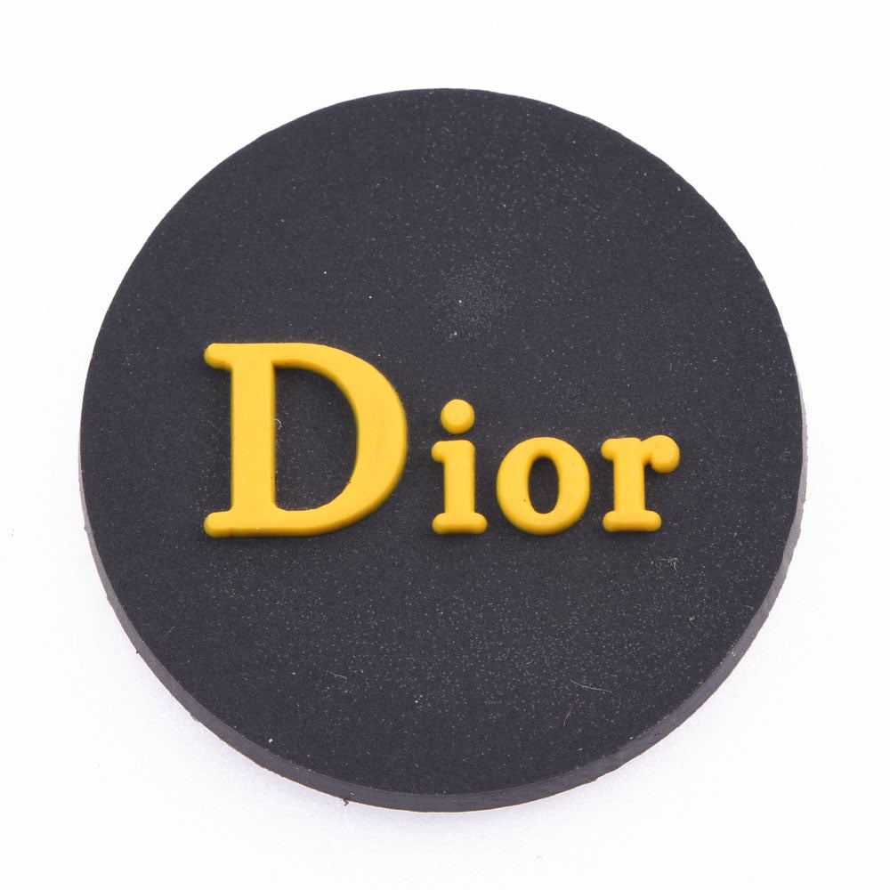 Dior Round Badge yellow P4119 Shoe Charm