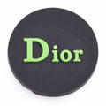 Dior Round Badge green P4120 Shoe Charm