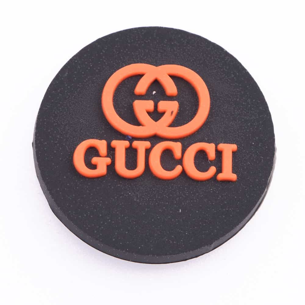 Gucci Round Badge orange P4126 Shoe Charm