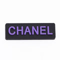 CHANEL bar purple P4150 Shoe Charm