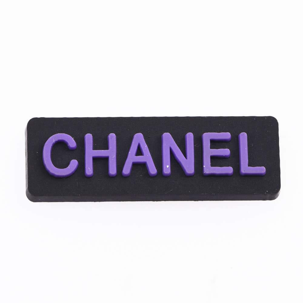 CHANEL bar purple P4150 Shoe Charm