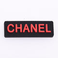CHANEL bar red P4152 Shoe Charm