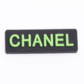 CHANEL bar green P4153 Shoe Charm