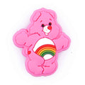 Pink rainbow Care Bear P5428 Shoe Charm