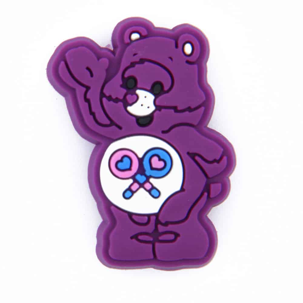 Purple rackets Care Bear P5433 Shoe Charm