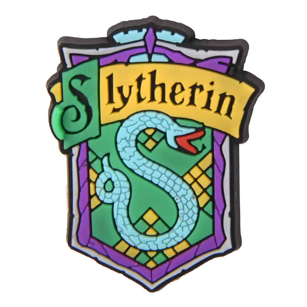 Slytherin school house badge Harry potter P6901 Shoe Charm