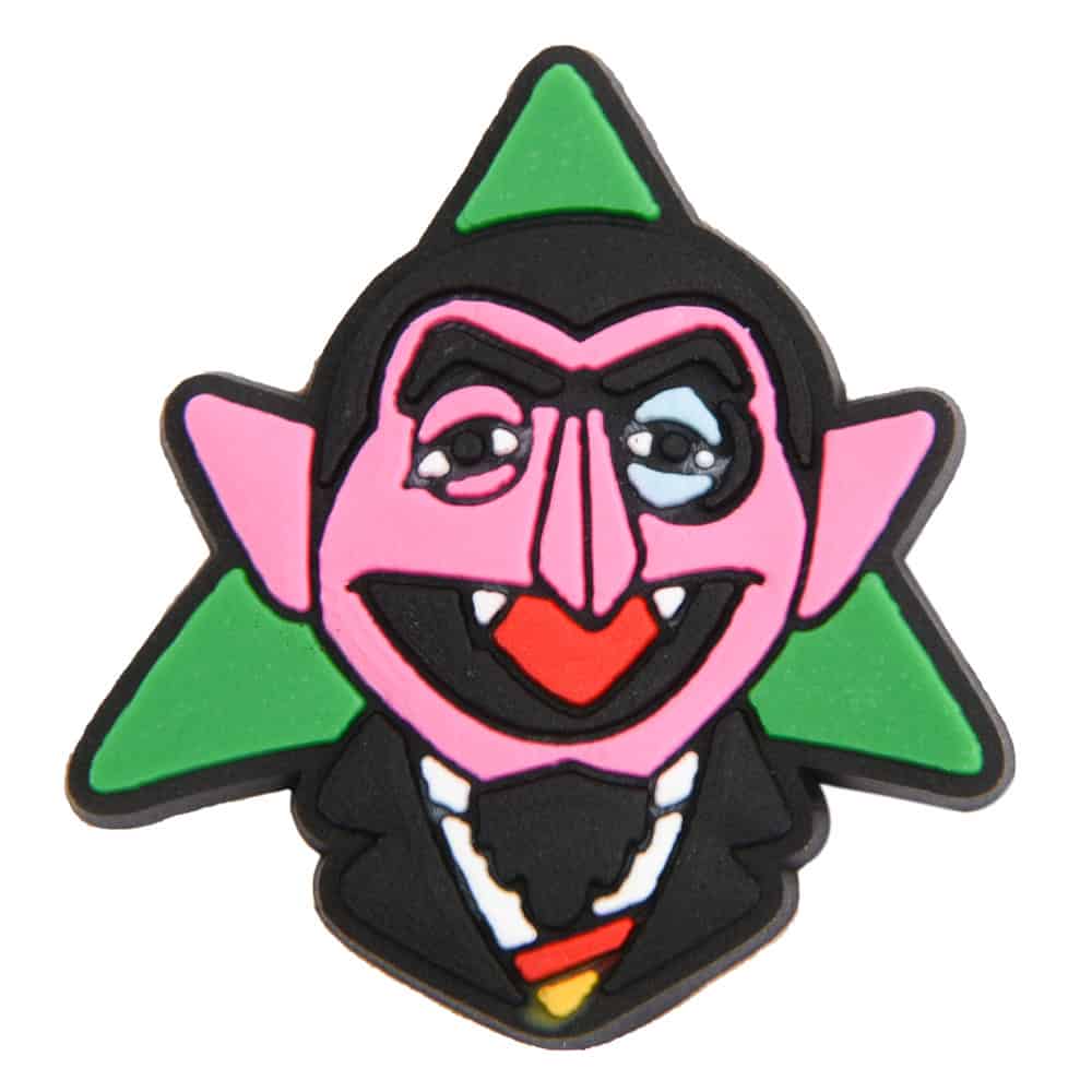 COUNT VON COUNT from Sesame Street P6939 Shoe Charm