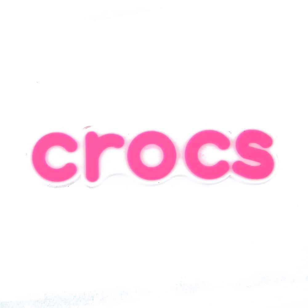 CROCS stylised bar log pink PB8003 Shoe Charm