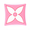 LV Louis Vuitton Flower white on pink logo badge PB8004 Shoe Charm