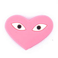 Comme Des Garcons Logo Shoe Charm pink PB8005