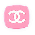 Chanel Double C badge pink PB8009 Shoe Charm