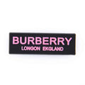 BURBERRY Bar pink on black PB8012 Shoe Charm