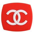 Chanel Double C badge red PB8015 Shoe Charm