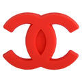 CHANEL double C stylised logo red PB8018 Shoe Charm