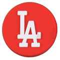 LA stylized logo red PB8022 Shoe Charm