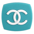 Chanel Double C badge sky blue PB8027 Shoe Charm