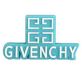 GIVENCHY stylised badge logo sky blue PB8033 Shoe Charm
