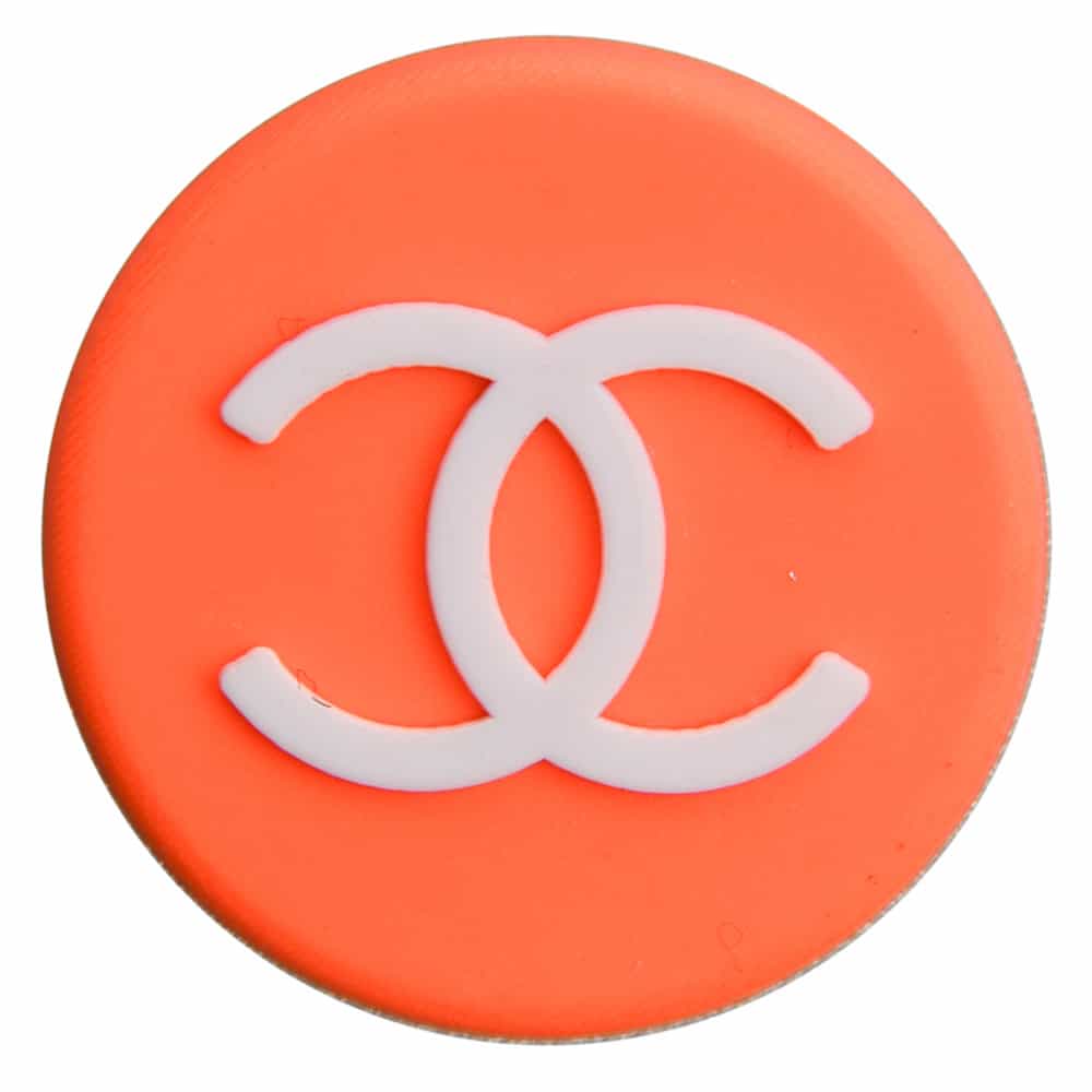 Ysl Yves Saint Laurent Stylized Logo orange PB8034 Shoe Charm