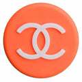 Ysl Yves Saint Laurent Stylized Logo orange PB8034 Shoe Charm