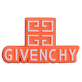 GIVENCHY stylised badge logo orange PB8043 Shoe Charm