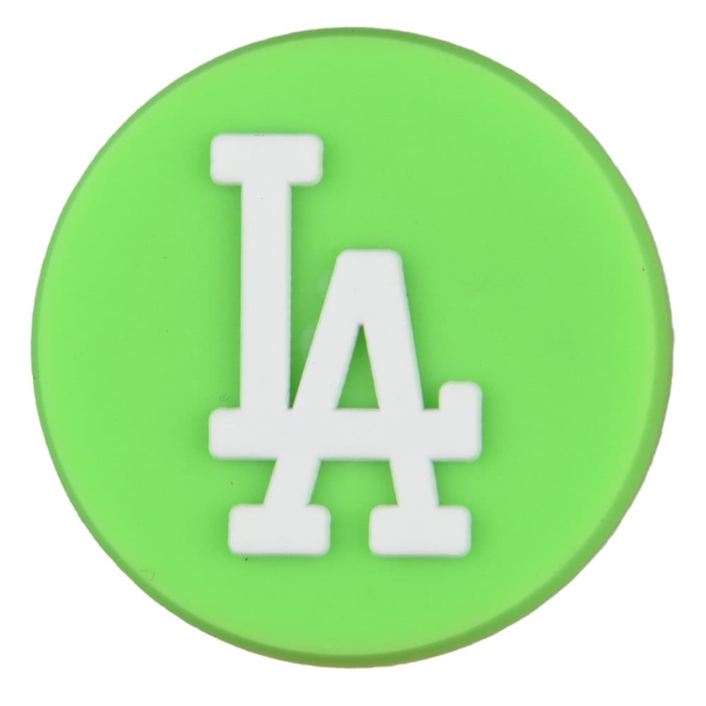 LA stylized logo lime green PB8053 Shoe Charm
