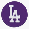 LA stylized logo purple PB8061 Shoe Charm