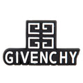 GIVENCHY stylised badge logo black PB8064 Shoe Charm