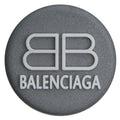BALENCIAGA BB round badge logo grey PB8065 Shoe Charm
