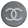 Chanel Double C round badge grey PB8066 Shoe Charm
