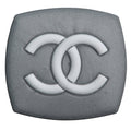 Chanel Double C badge grey PB8075 Shoe Charm