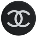 Chanel Double C round badge black PB8078 Shoe Charm