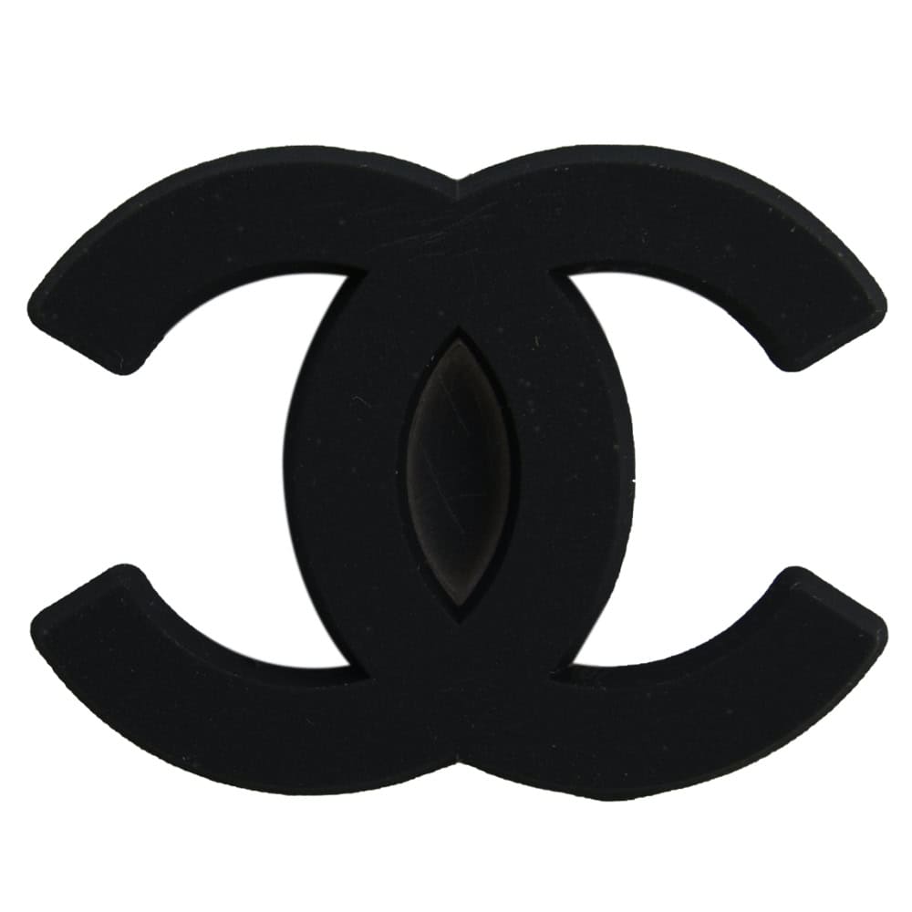 CHANEL double C stylised logo black PB8079 Shoe Charm