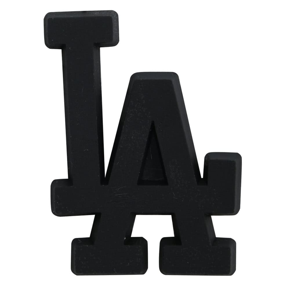 LA stylized logo black PB8080 Shoe Charm