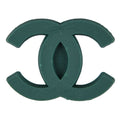 CHANEL double C stylised logo green PB8099 Shoe Charm