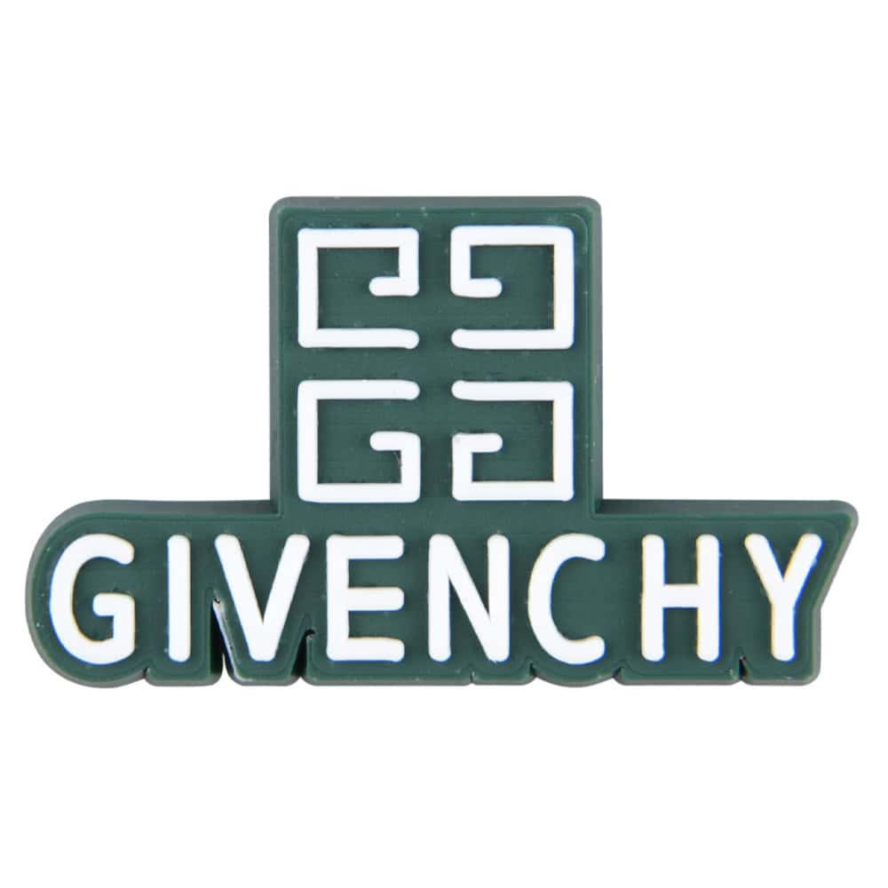 GIVENCHY stylised badge logo green PB8103 Shoe Charm