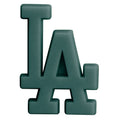 LA stylized logo green PB8105 Shoe Charm