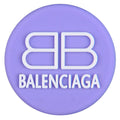 BALENCIAGA BB round badge logo lilac PB8108 Shoe Charm