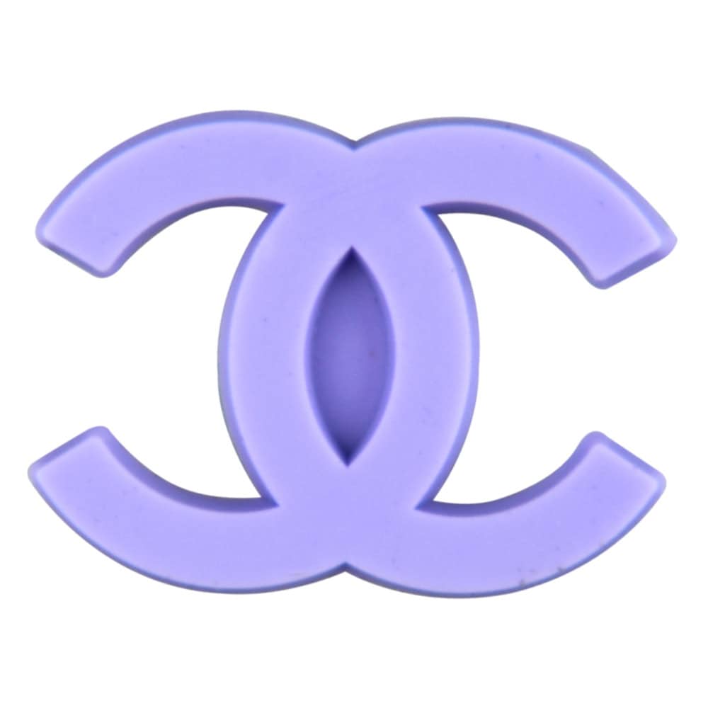 CHANEL double C stylised logo lilac PB8109 Shoe Charm