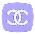 Chanel Double C badge lilac PB8110 Shoe Charm