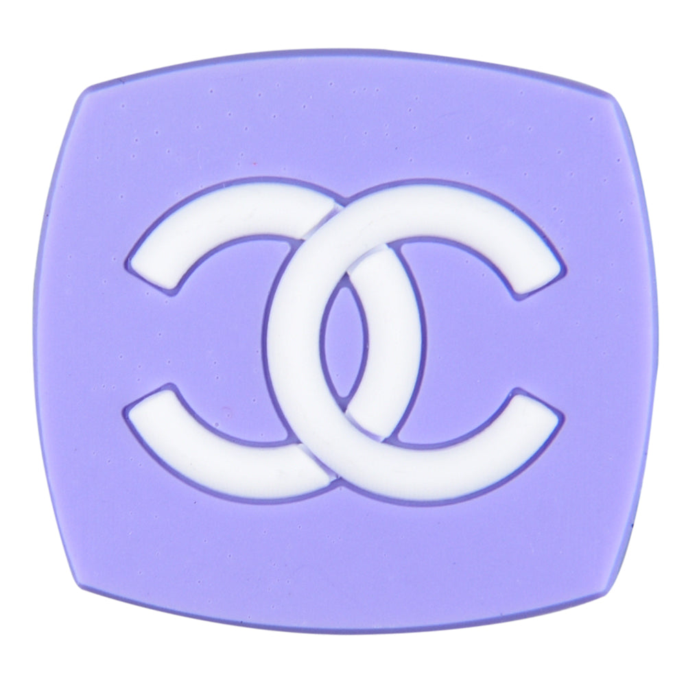 Chanel Double C badge lilac PB8110 Shoe Charm