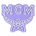 MCM stylised logo lilac PB8112 Shoe Charm