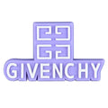 GIVENCHY stylised badge logo lilac PB8113 Shoe Charm